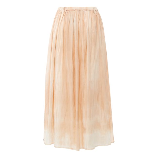 Antigua Tie-Dye Skirt Pale pink