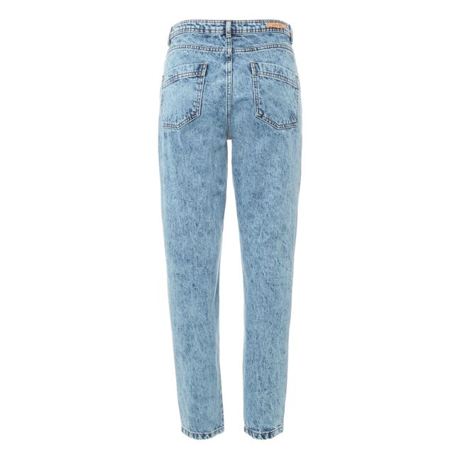 Momon O Organic Cotton High-Waisted Jeans Blau