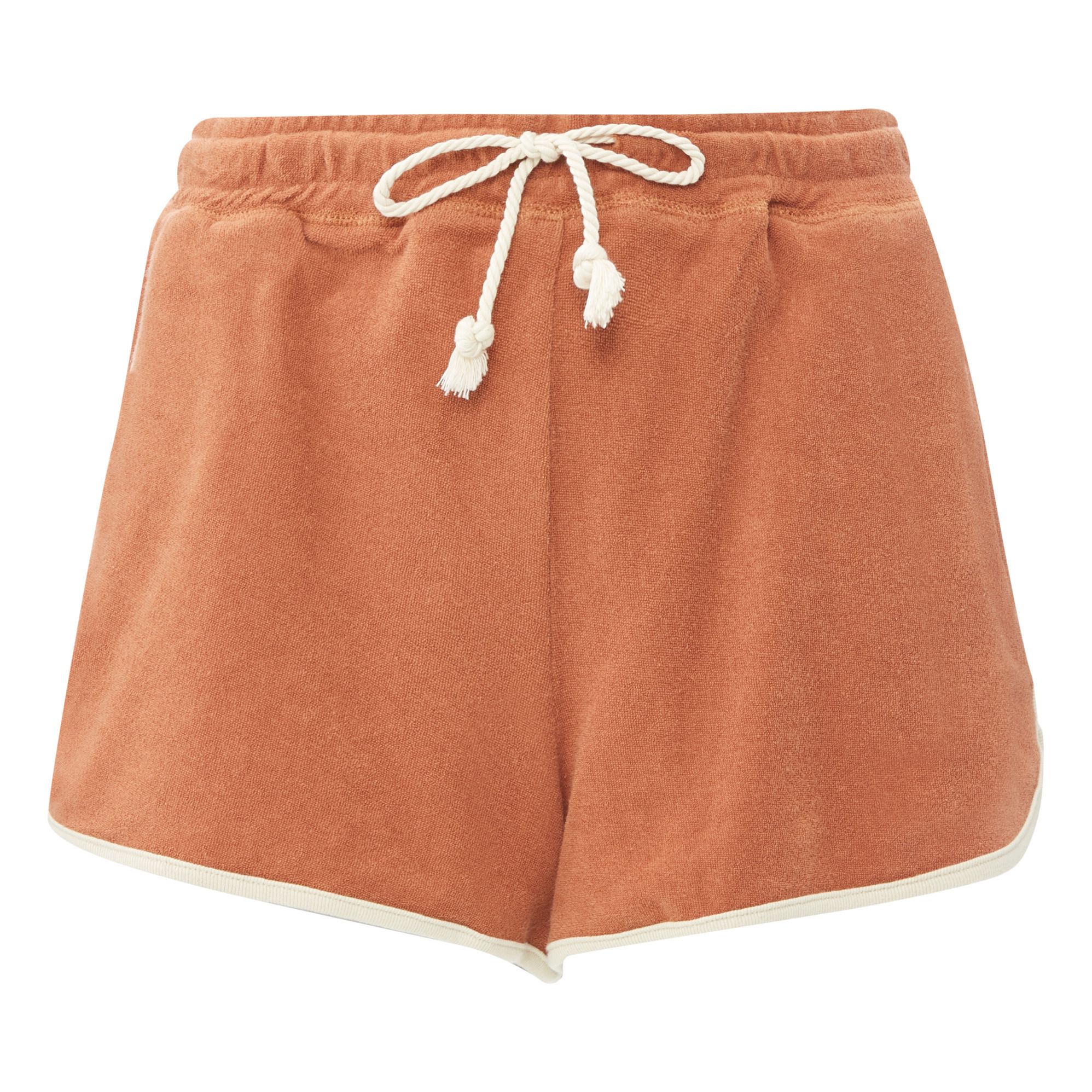 Short en Eponge Collection Femme Terracotta