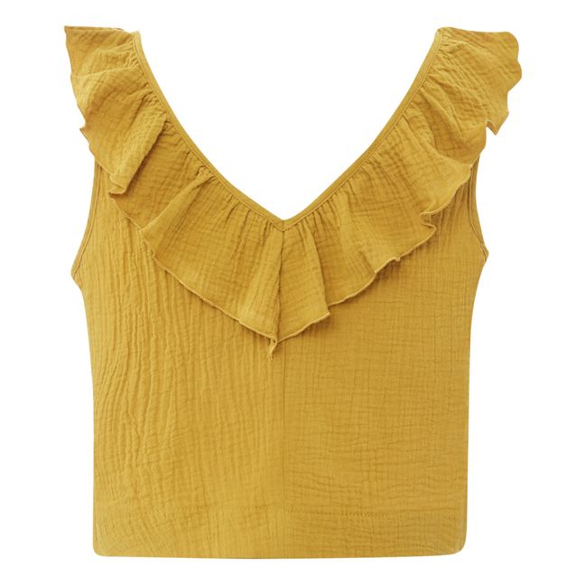 Top Cropped  - Collection Femme - Jaune