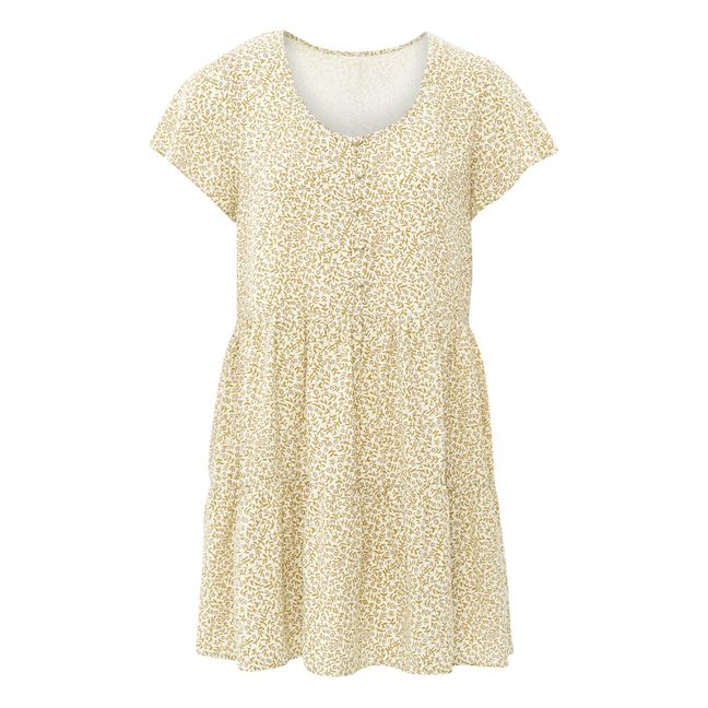 Kleid Leinen Dolly  - Damenkollektion  | Gelb