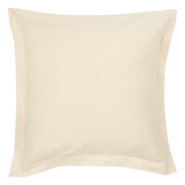Taie d'oreiller Lily en coton tissé main - Set de 2 | Rouge