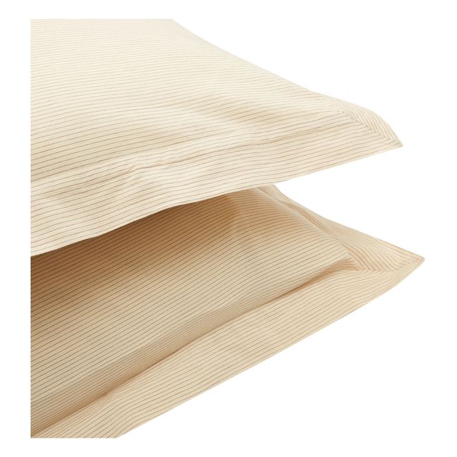 Federa da cuscino Lily in cotone tessuto a mano - Set di 2 | Rosso