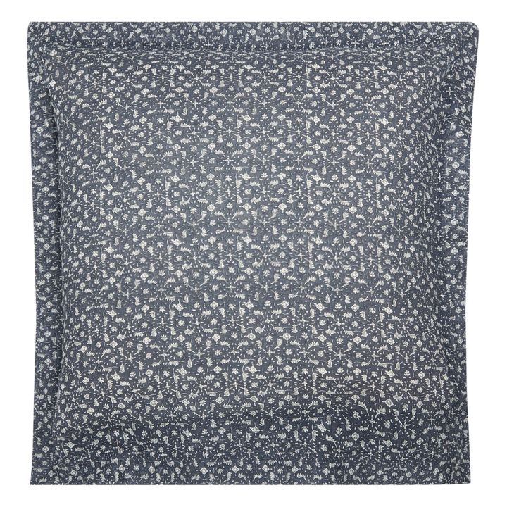 Kissenbezug Marge aus handgewebter Baumwolle - 2er-Set | Graublau- Produktbild Nr. 0