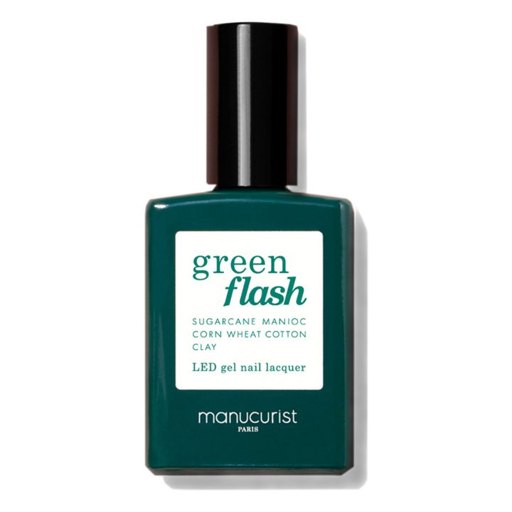 Smalto per unghie, semi-permanente, modello: Green Flash Milky White - 15 ml- Immagine del prodotto n°0