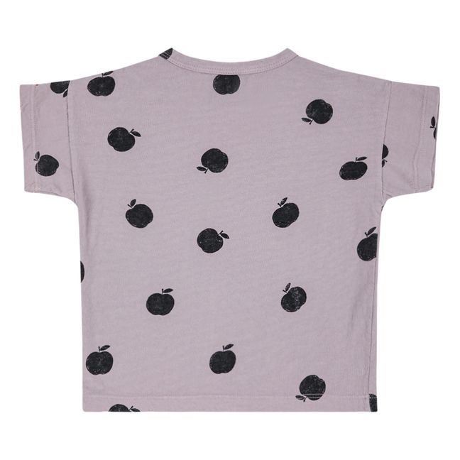 Organic Cotton Apple T-shirt - Iconic Collection - Malva