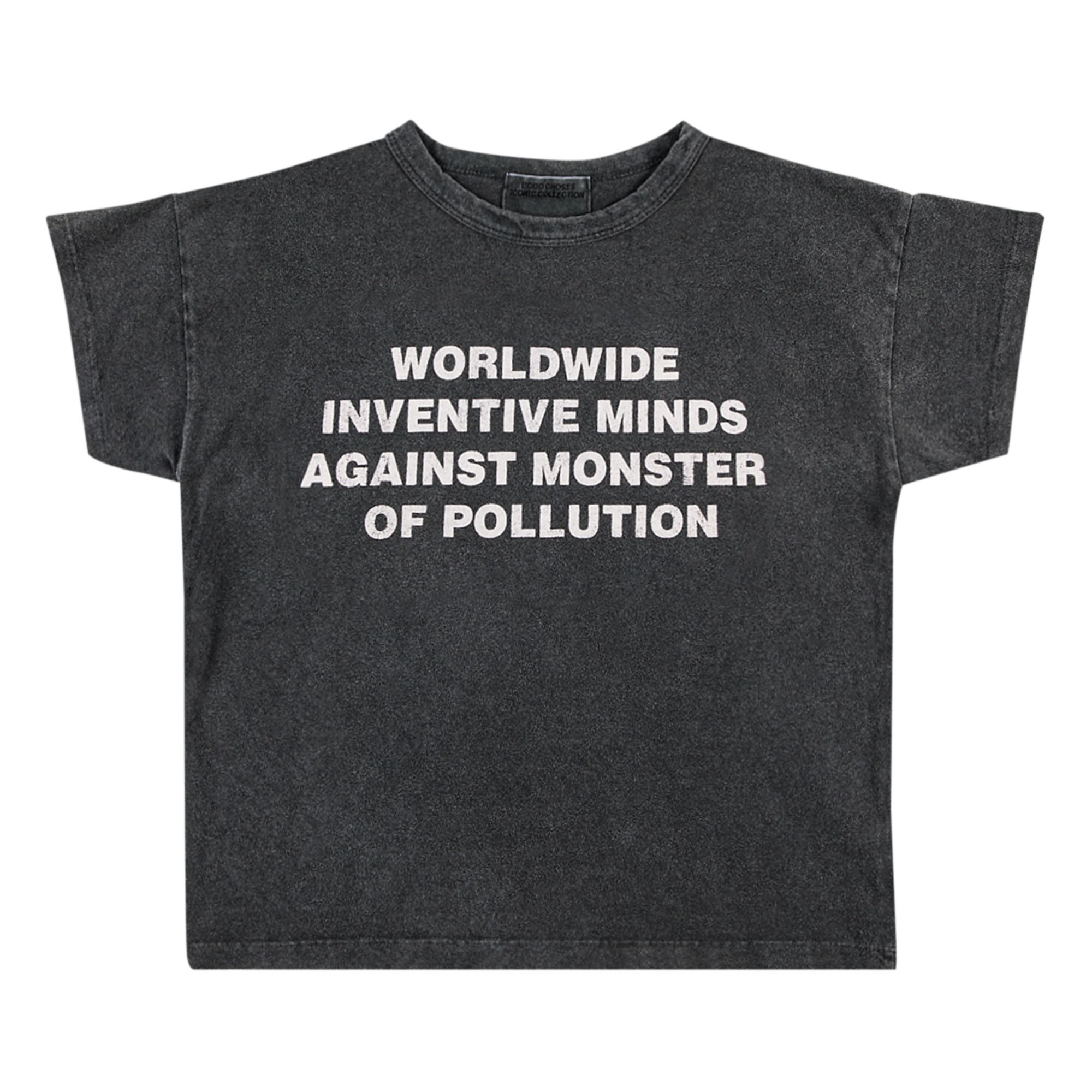 Camiseta de algodón orgánico - Colección Iconic - Gris- Imagen del producto n°0