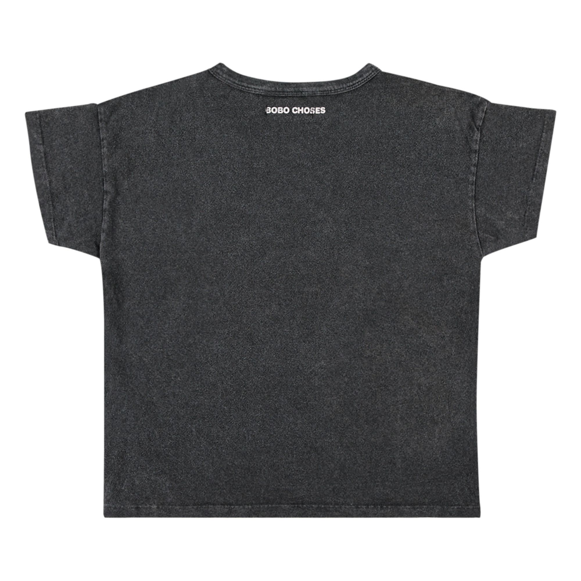 Camiseta de algodón orgánico - Colección Iconic - Gris- Imagen del producto n°5