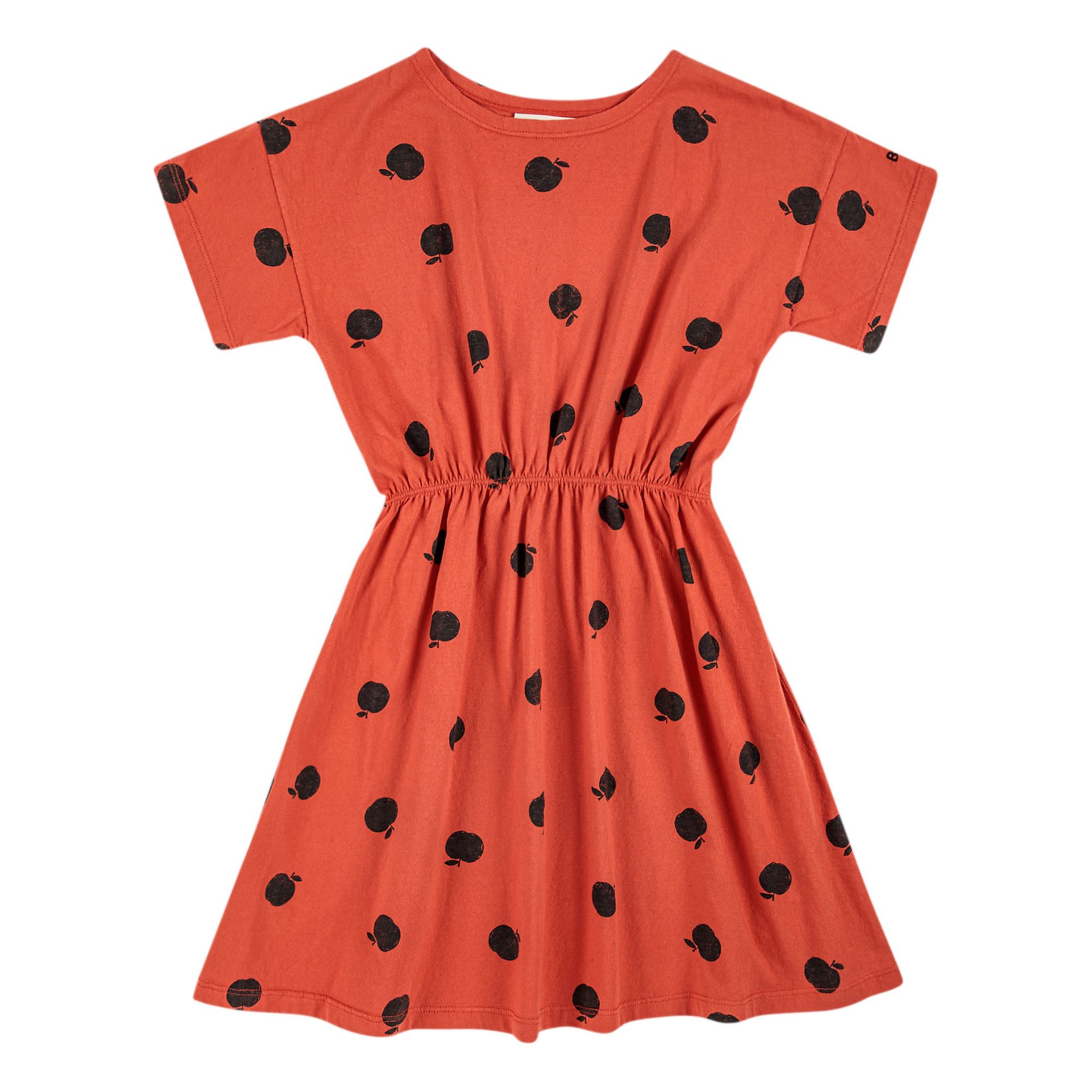Kleid Bio-Baumwolle Äpfel - Kollektion Iconic - Orange- Produktbild Nr. 0