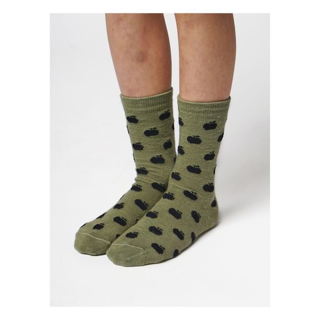 Socken Bio-Baumwolle 3er-Set - Kollektion Iconic - Grün