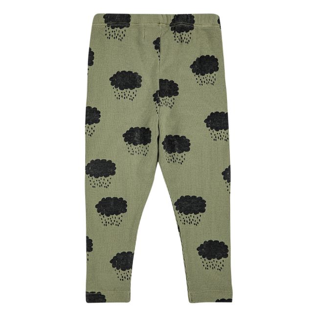 Organic Cotton Cloud Leggings - Iconic Collection - Green