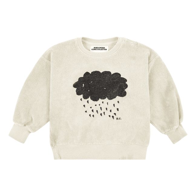 Organic Cotton Terry Cloth Cloud Sweatshirt - Iconic Collection - Blue