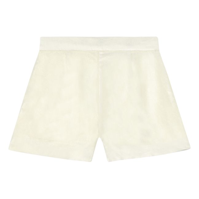 Linen Flash Shorts -  Occasionwear Collection - Gold