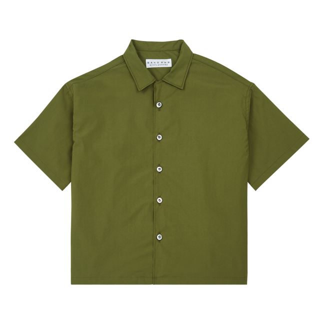Short-Sleeve Shirt Olive green