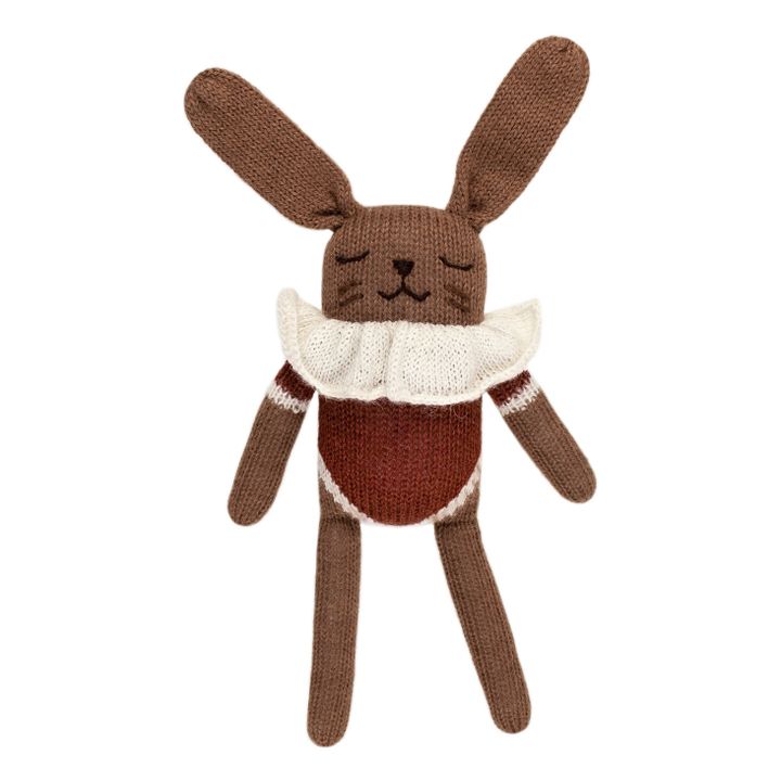Soft Toy Bunny in a Romper Siena- Product image n°0