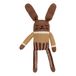 Soft Toy Bunny in Striped Trousers- Miniature produit n°0