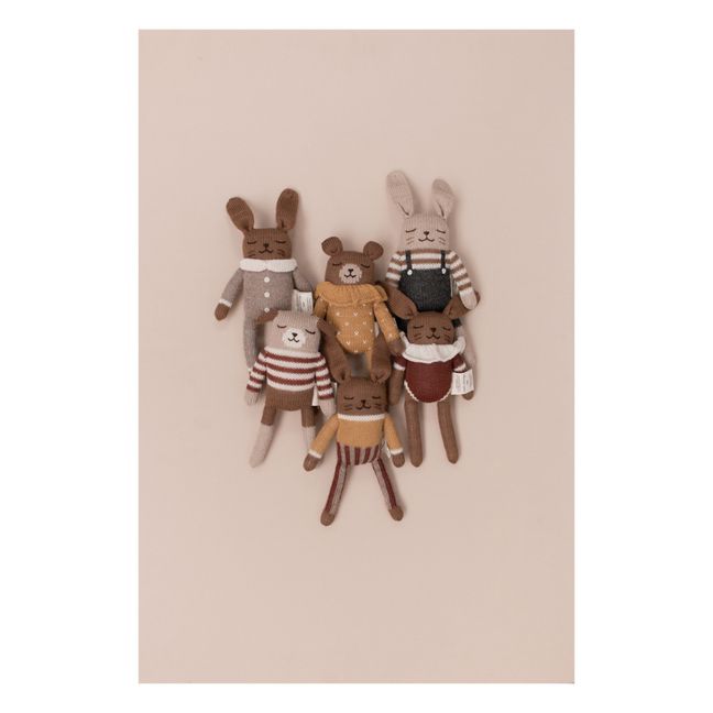 Pupazzetto - Orso con pigiama a pois | Ocra
