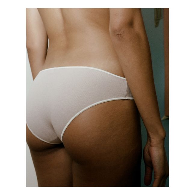 Pam Ribbed Briefs Pale pink