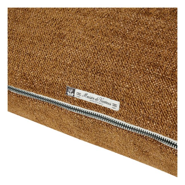 Cuscino vice versa, in ciniglia vintage | Beige
