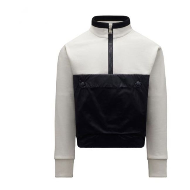 Sudadera bicolor | Blanco