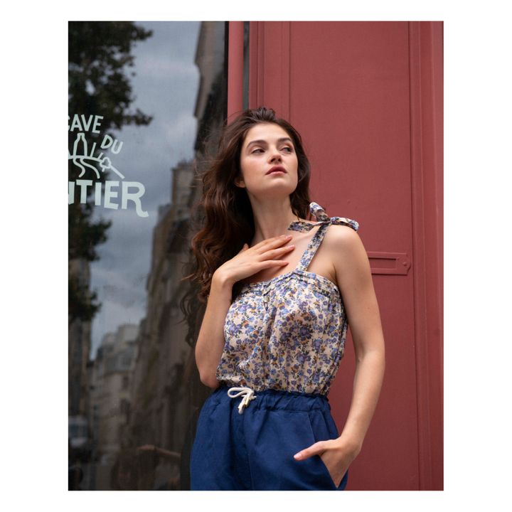 Floral Top - Women’s Collection - Ecru- Product image n°3