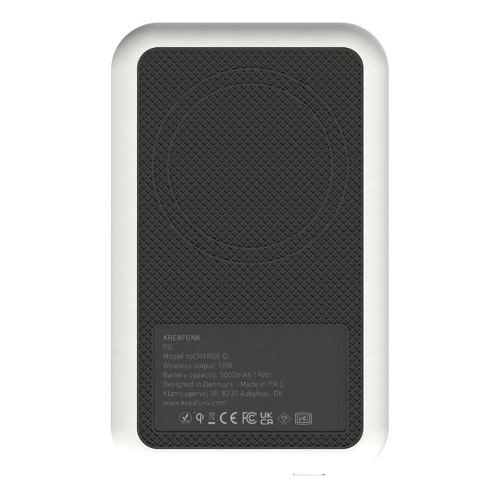 Chargeur sans fil de téléphone ToCHARGE QI | Blanc- Image produit n°4