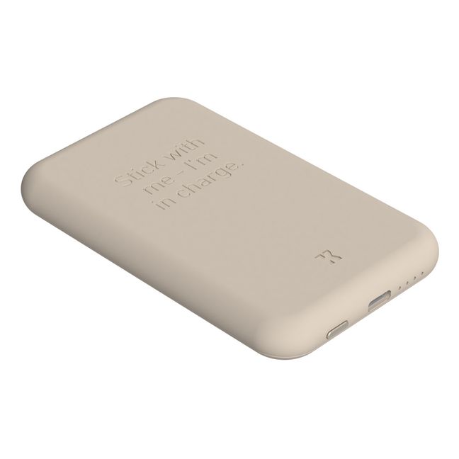ToCharge QI Portable Phone Charger Sand