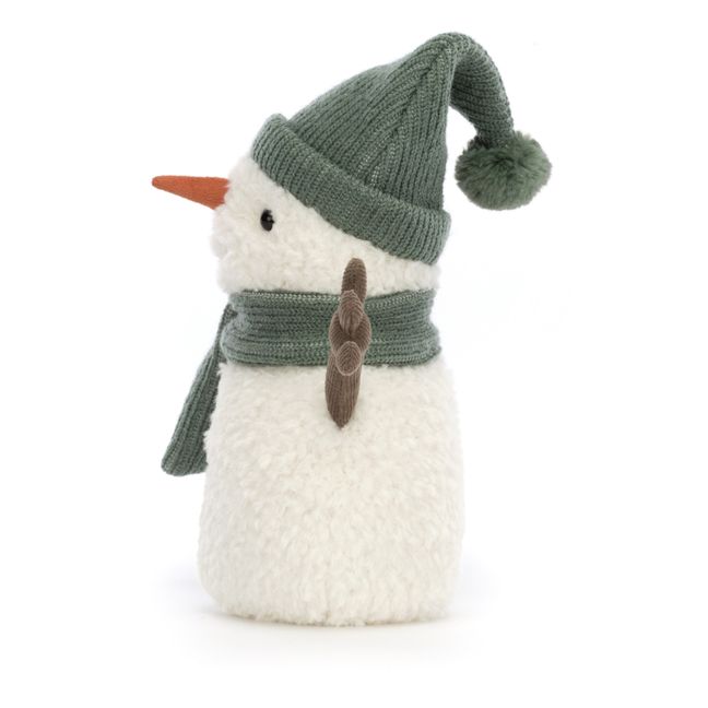 Maddy Snowman Soft Toy | Green