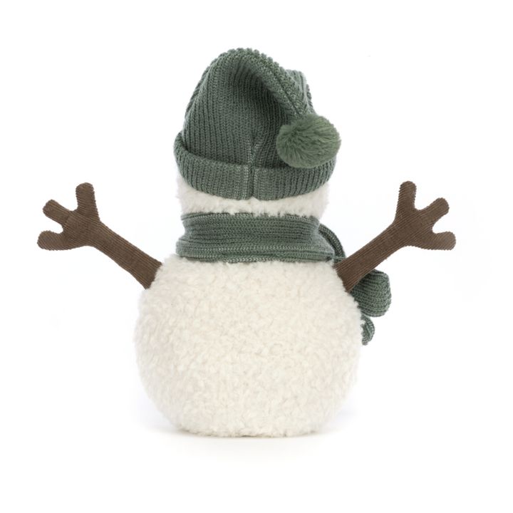 Maddy Snowman Soft Toy | Green- Product image n°3