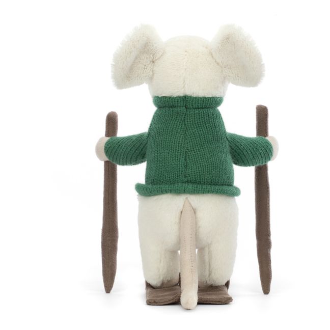Peluche Souris de noël au ski