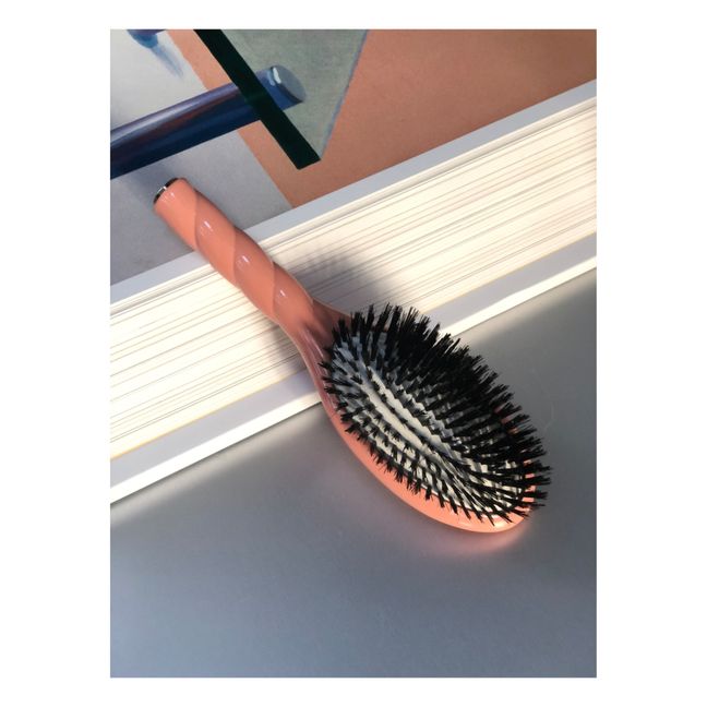 The All-Rounder N°01 Hairbrush - Care & Shine | Coral