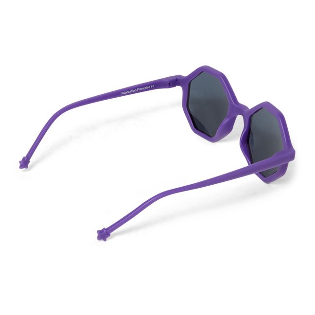 Sunglasses and Pouch - YEYE x Mini Kyomo | Purple