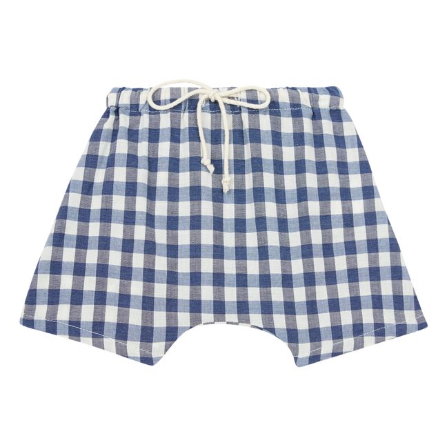 Checked Shorts Blu marino