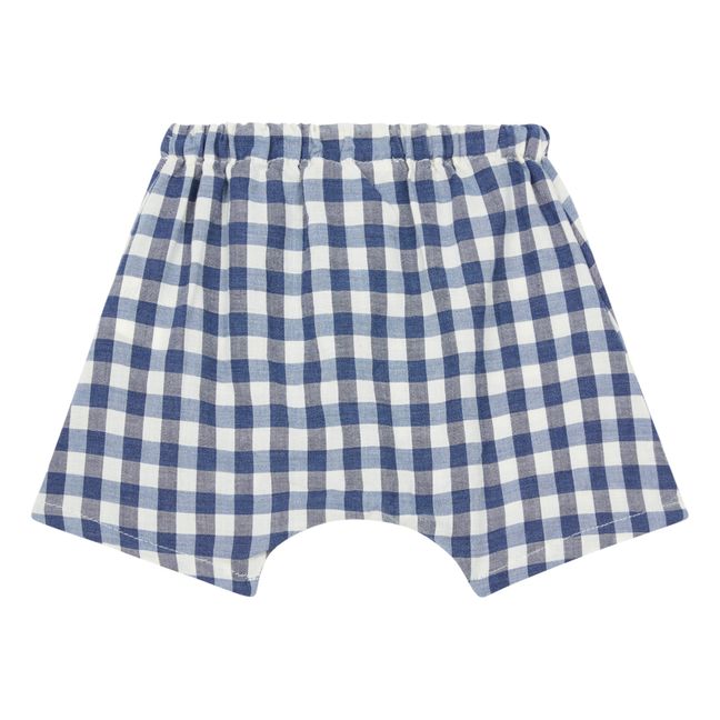 Checked Shorts Blu marino
