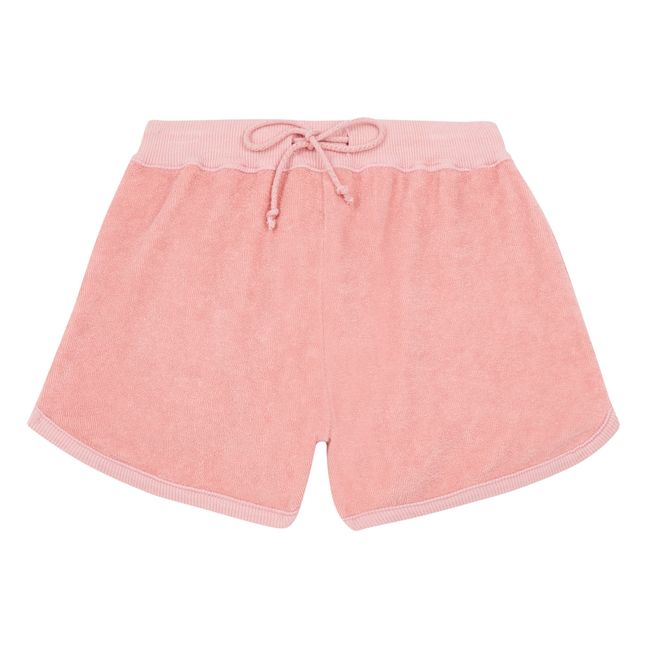 Frottee-Shorts Rosa