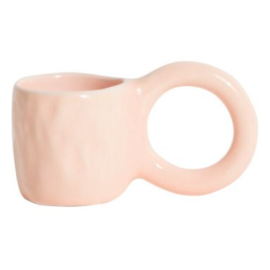 Tazza da espresso, modello: Donut, Pia chevalier - Set da 2 | Rosa