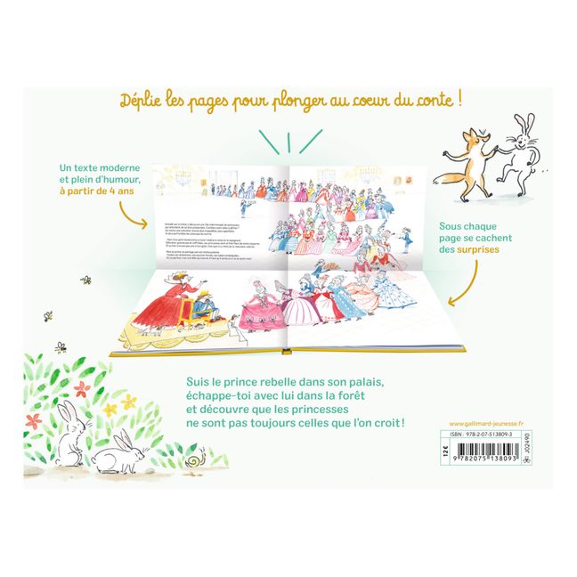 La Princesse au Petit Pois Fold-Out Book - FR