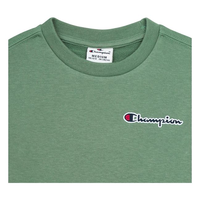 Small Logo Sweatshirt Verde
