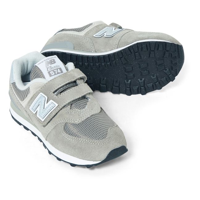 574 Velcro Sneakers | Grau