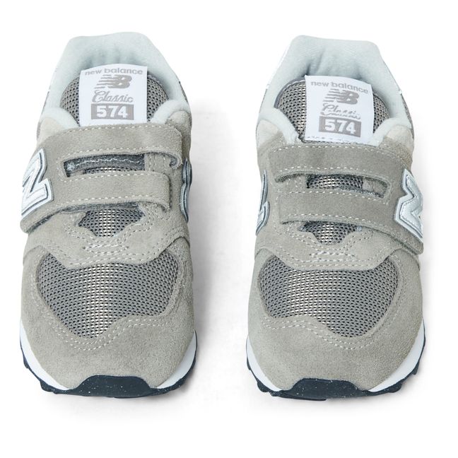 574 Velcro Sneakers Grau