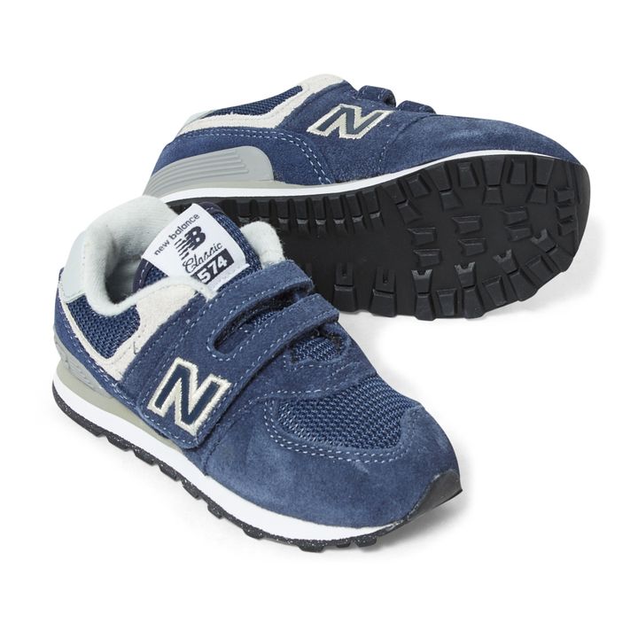 574 Velcro Sneakers | Navy blue- Product image n°2