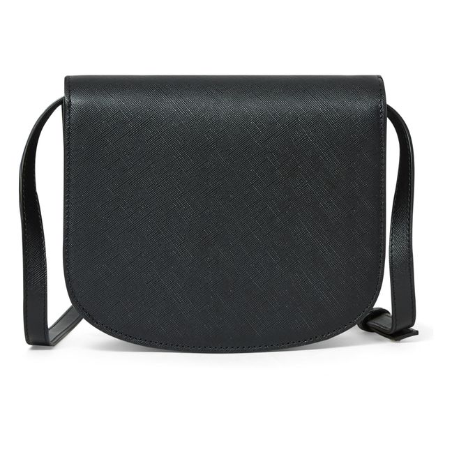 Dina Embossed Leather Bag Negro
