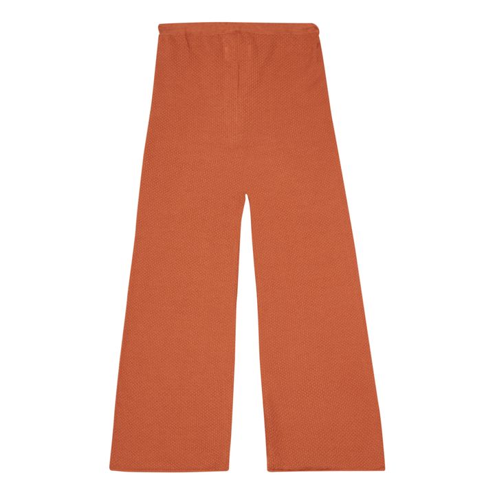 Pantalón de chándal de algodón orgánico Naranja- Imagen del producto n°3