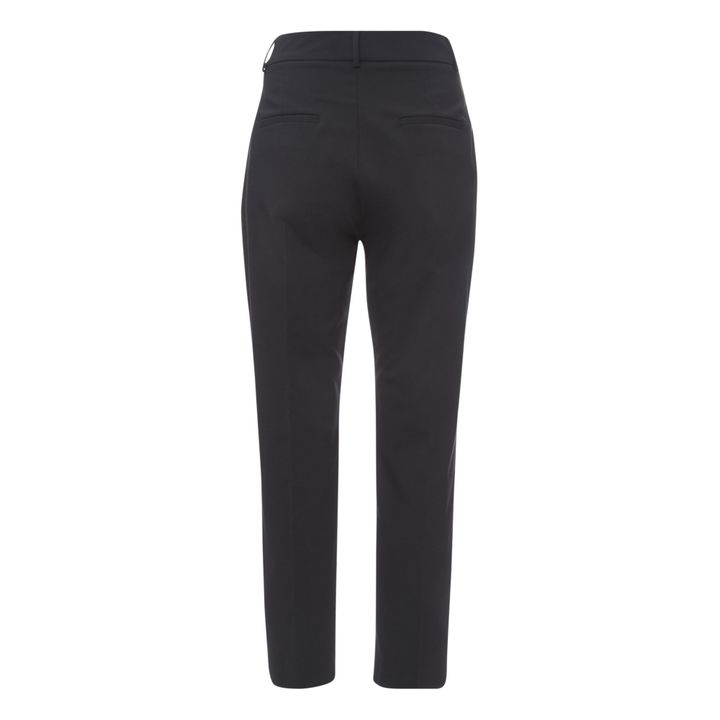 Lyon Woollen Stretch Trousers | Schwarz- Produktbild Nr. 1