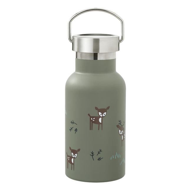 Deer Water Bottle - 350 ml Verde Kaki