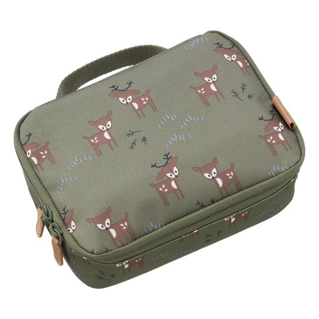 Deer Insulated Lunch Bag Verde militare