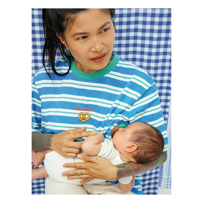 Breastzel Breastfeeding T-shirt Blu