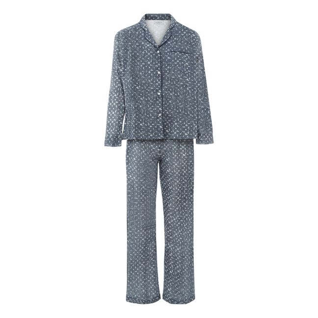 Bedruckter Pyjama Marge | Navy