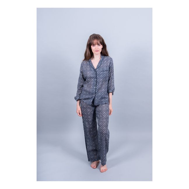 Bedruckter Pyjama Marge | Navy
