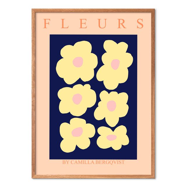 Fleurs Blå - Sans cadre